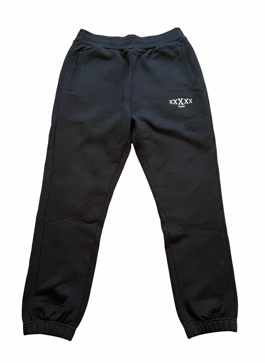 5X Paris XxXxx Unisex Heavy Sweat Pants – Black