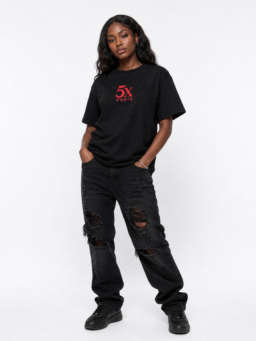 5X Paris Unisex Heavy Luxury Oversized T-Shirt