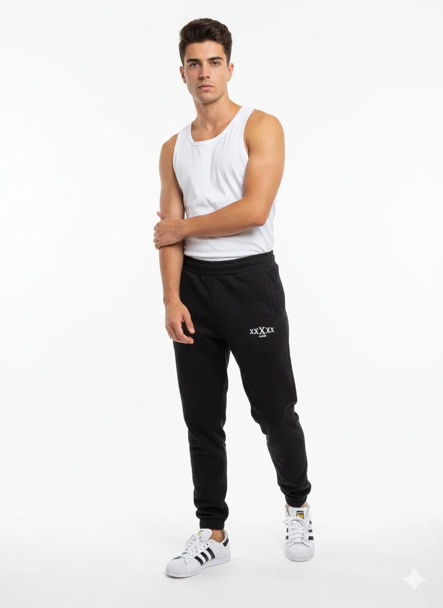 5X Paris XxXxx Unisex Heavy Sweat Pants – Black
