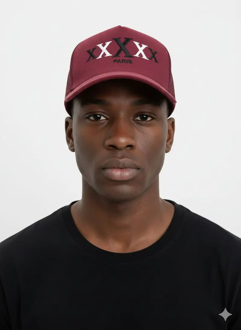 5X Paris Streetwear Face Cap – Red