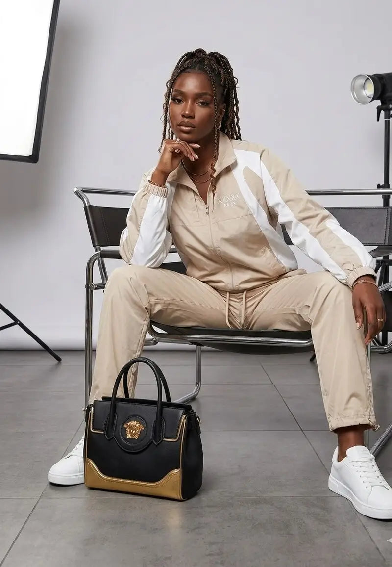 5X Paris XxXxx Unisex Tracksuit – Beige