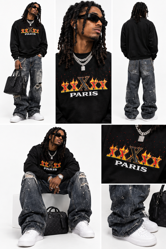 5X Paris XxXxx Unisex Ultra Heavyweight Crewneck