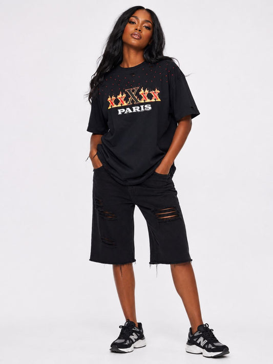 5X Paris XxXxx Unisex Luxury Loose Fit Tee