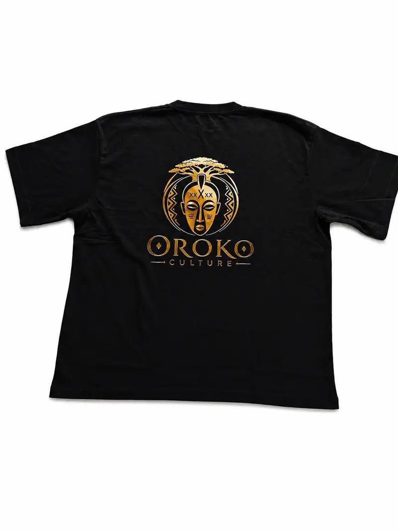 5X Paris Oroko Culture Unisex Heavy Luxury Oversized Tee