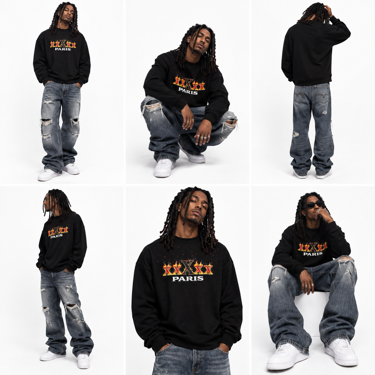 5X Paris XxXxx Unisex Ultra Heavyweight Crewneck