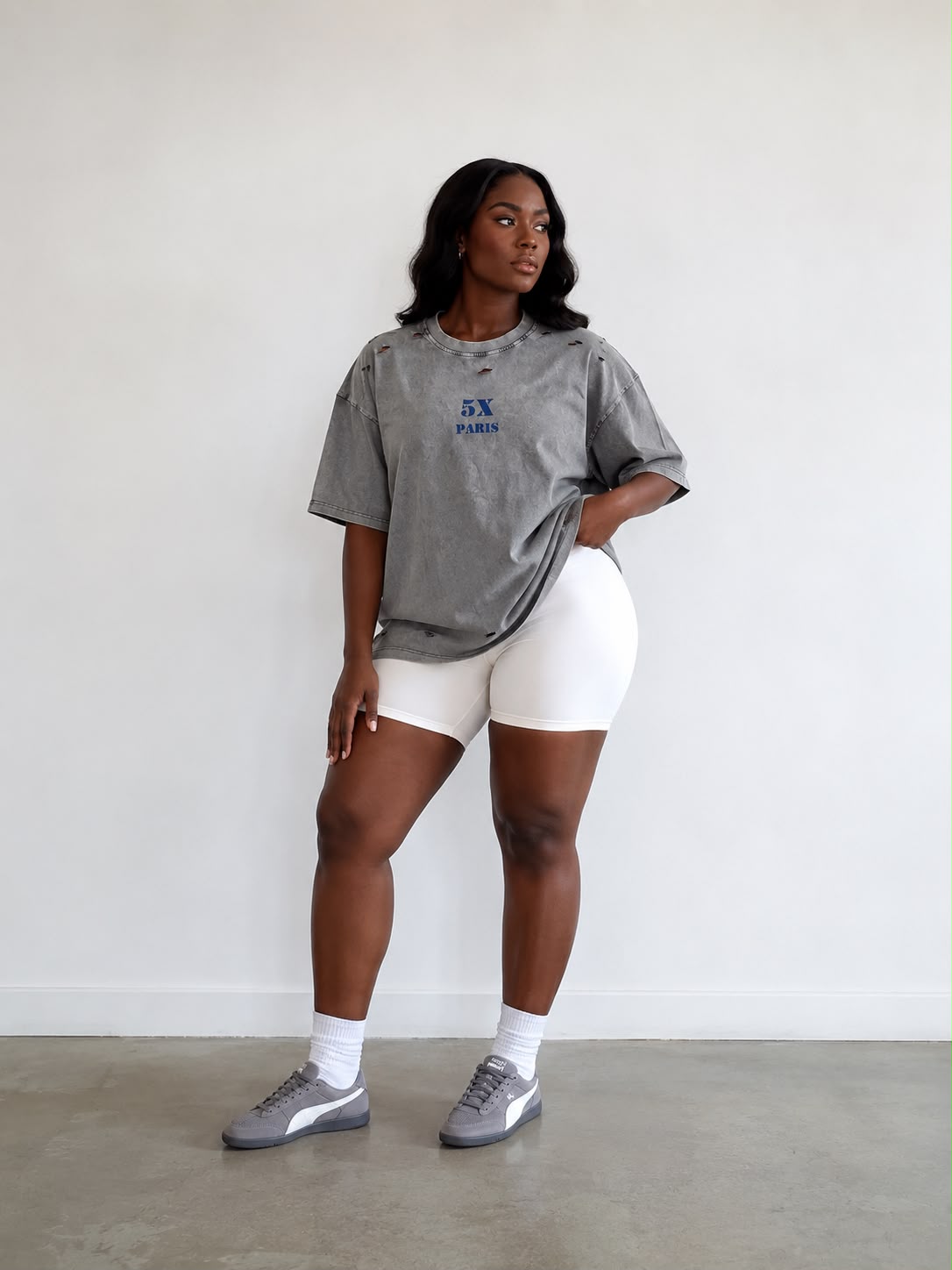 5X Vintage Grey Tee