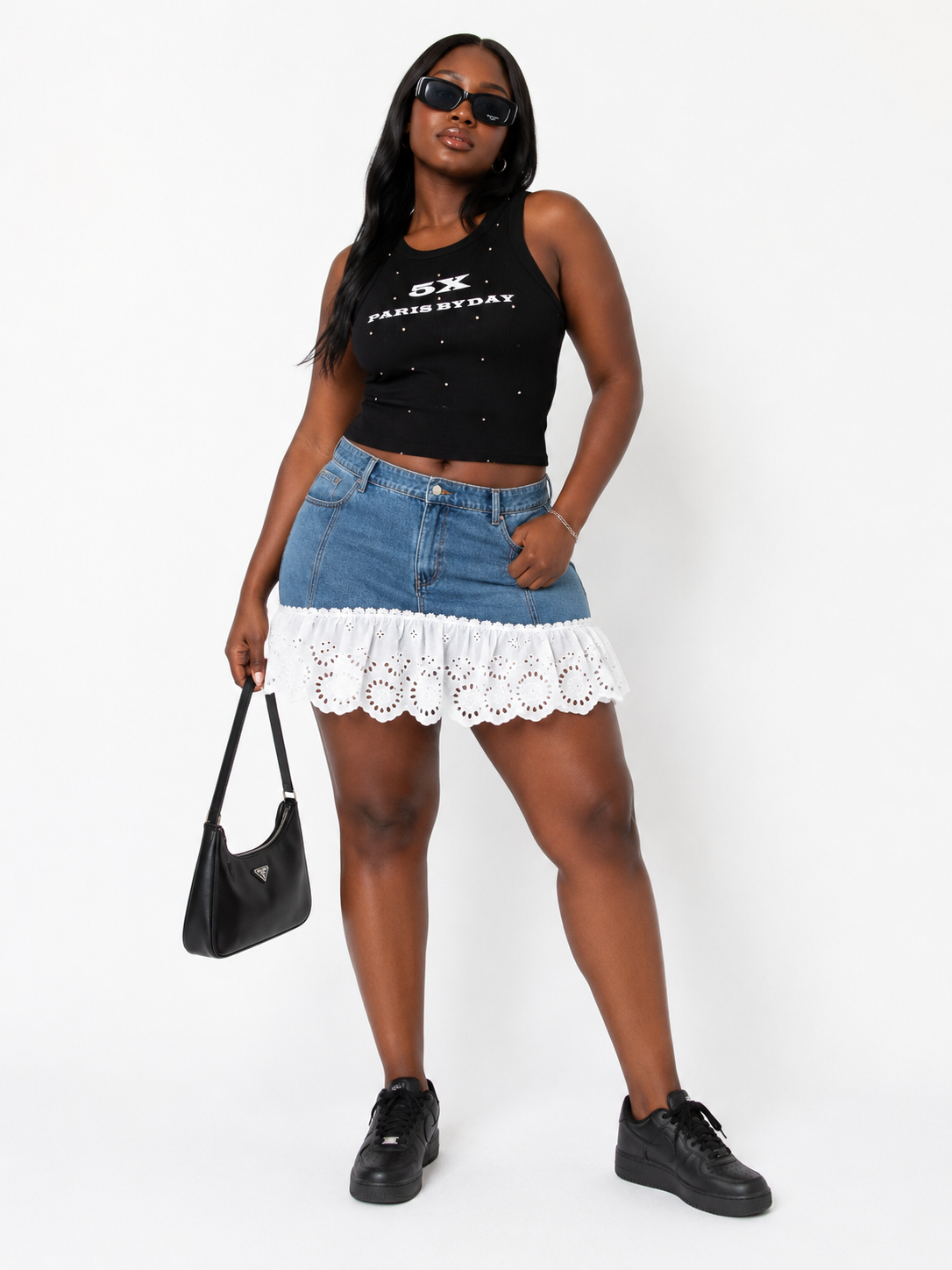 5X Paris The Future Mrs. Graphic Tank Top