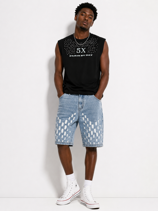 5X Paris By Day La Lumiere  Boxy Tank Tee