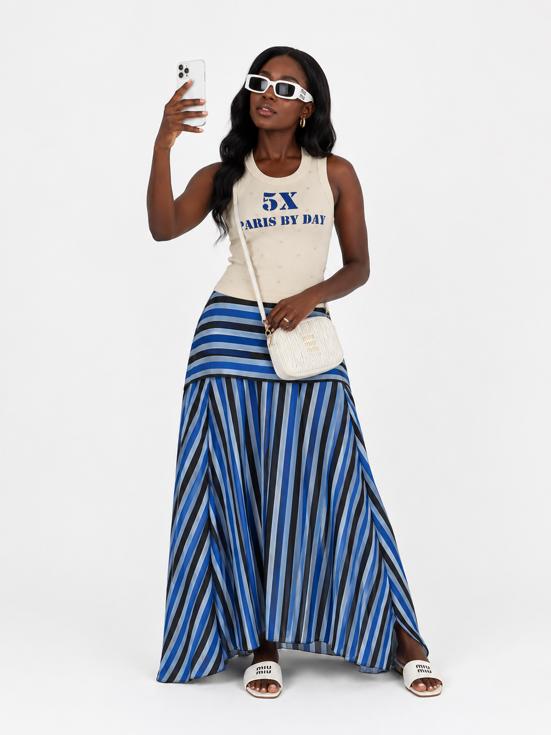 5X Paris The Future Mrs. Graphic Tank Top
