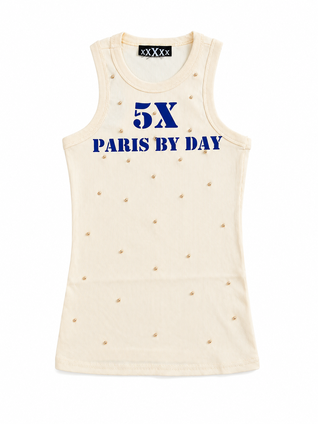 5X Paris The Future Mrs. Graphic Tank Top