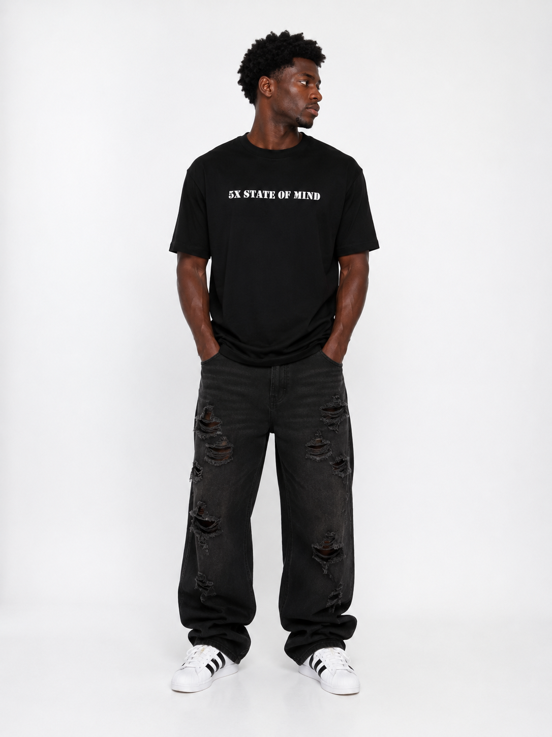 5X Paris Statement Mind Unisex T-Shirt – Black