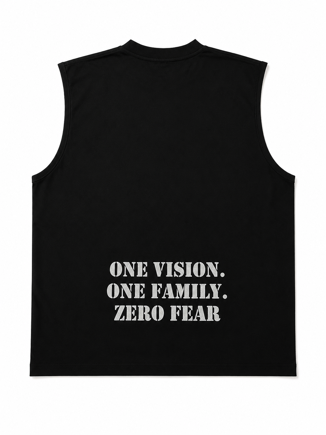 5x Paris BOXY TANK TEE - BLACK