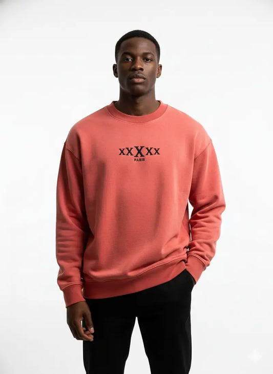 5X Paris XxXxx Unisex Ultra-Heavyweight Crewneck – Old Blood