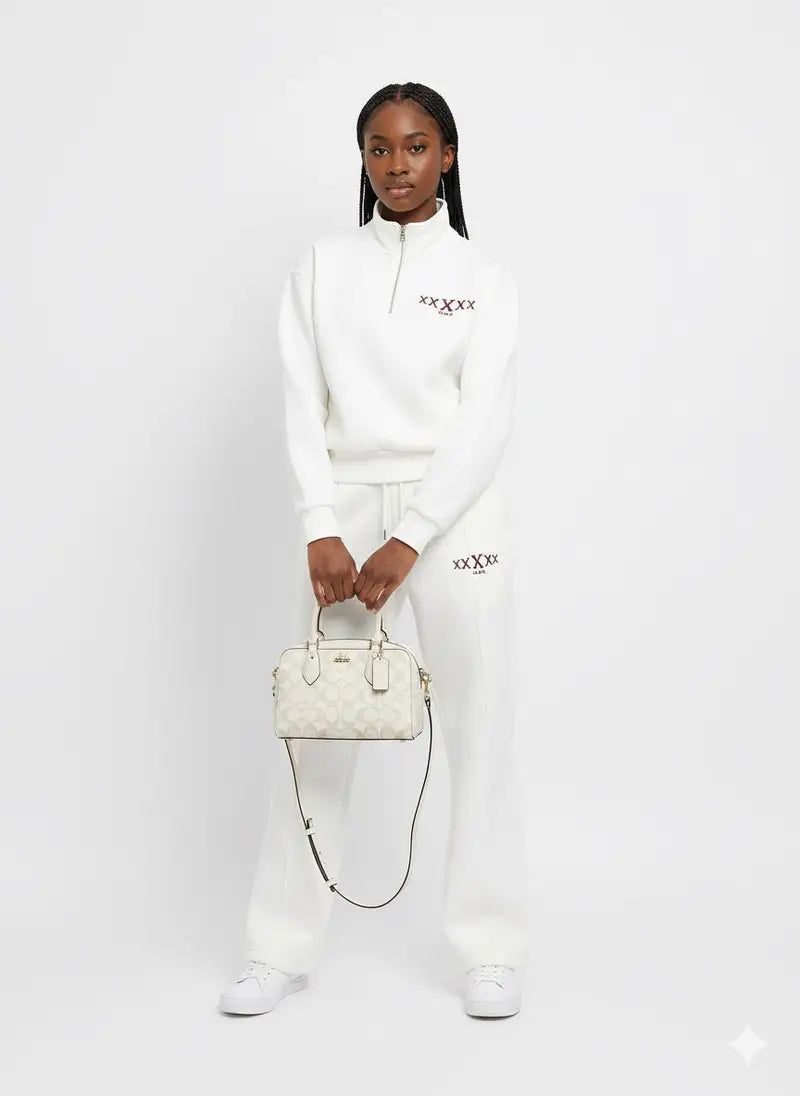 5X Paris Unisex Half Zip Sweater Set
