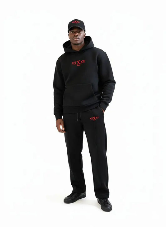 5X Paris XxXxx Unisex Hoodie & Pants Set – Black