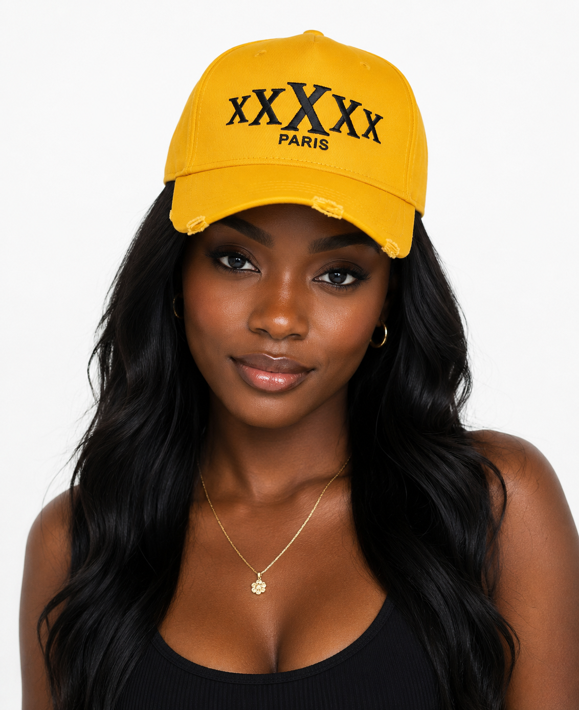 5X Paris Streetwear Face Cap – Yellow