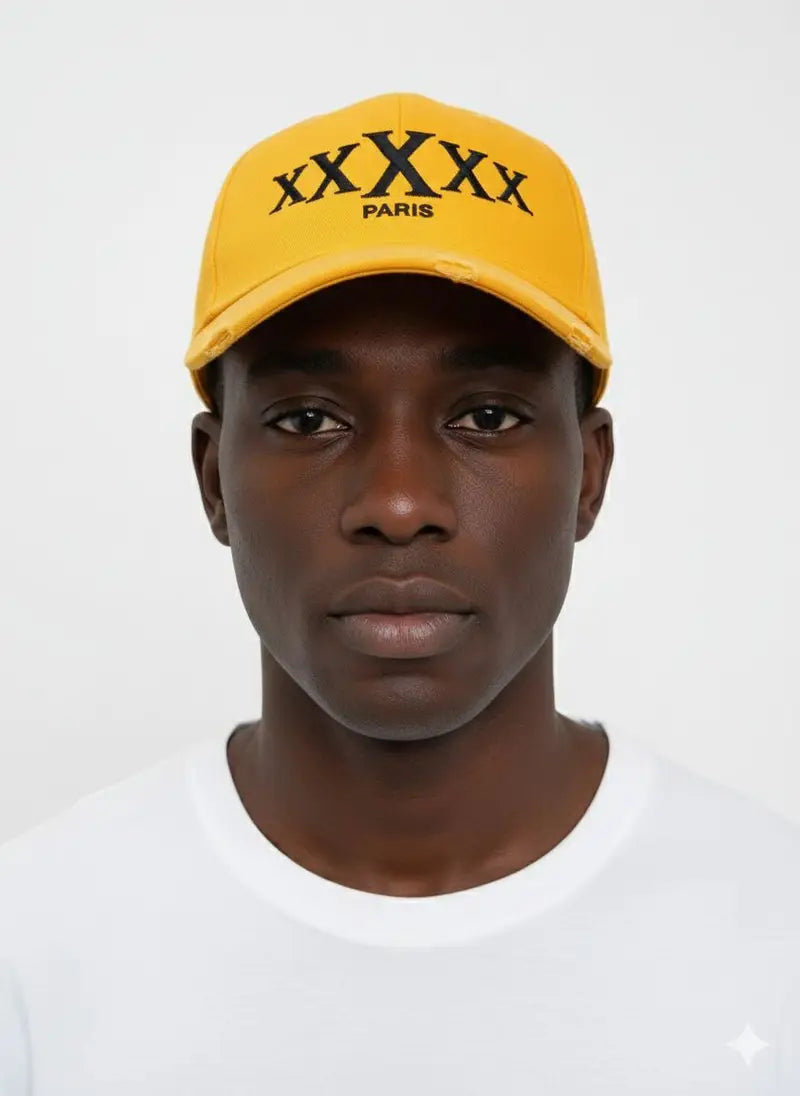 5X Paris Streetwear Face Cap – Yellow