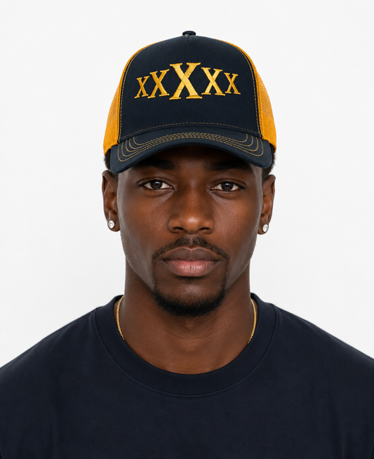 5X Paris Streetwear Face Cap – Black