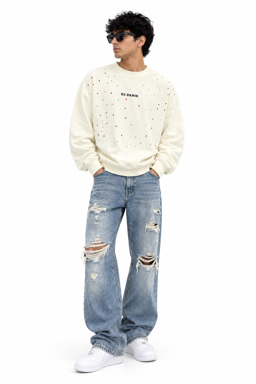 Unisex 5x Diamanté Jumper